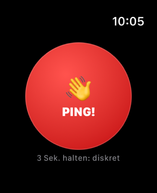 Ping! auf der Apple Watch