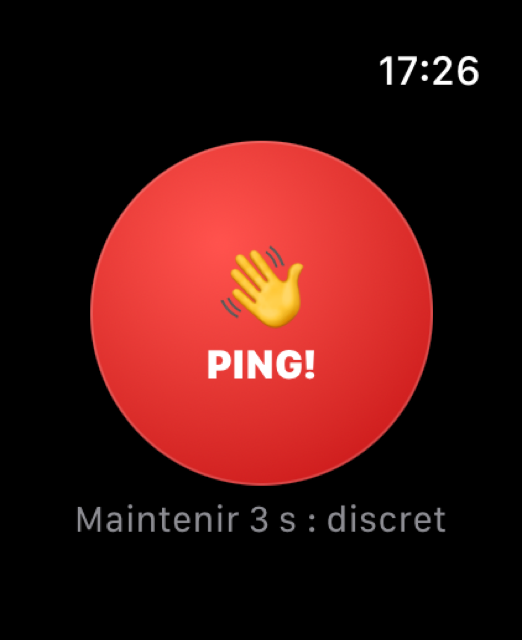 Ping! sur l'Apple Watch